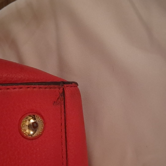 MICHEAL KORS HUDSON LG LEATHER SATCHEL - Picture 6 of 8